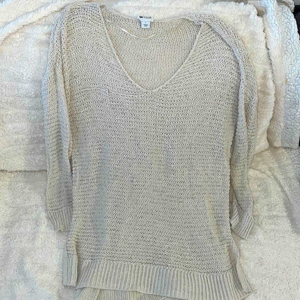 Sheer top from JCPENNEY size L.